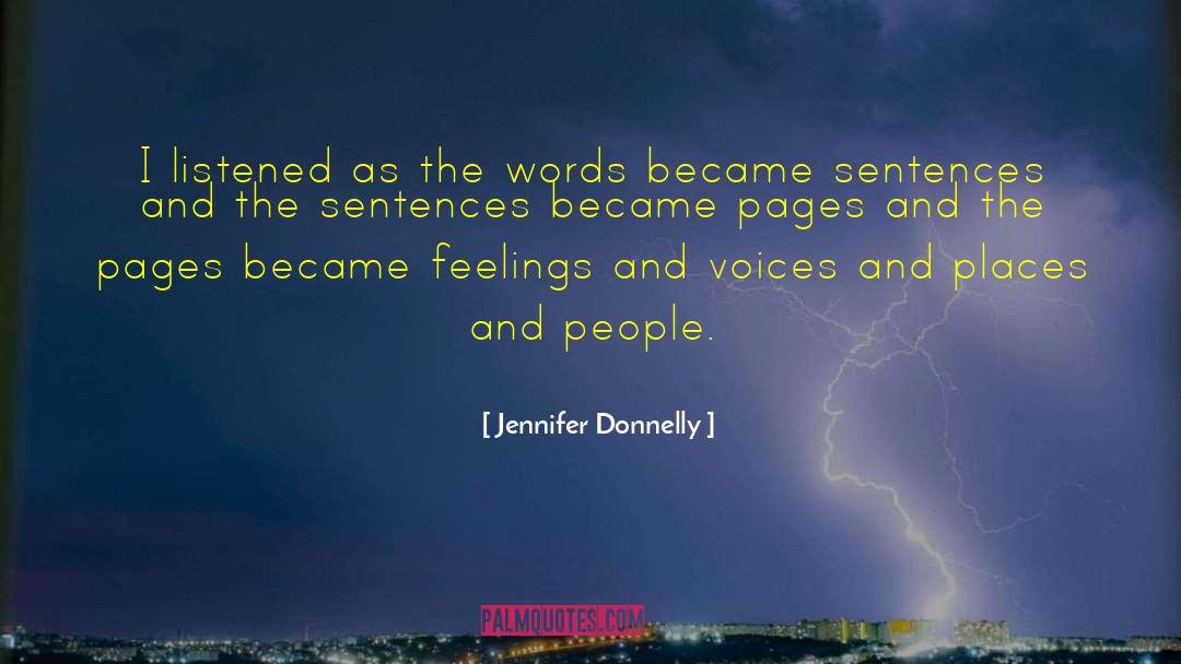 Wwi Fiction quotes by Jennifer Donnelly