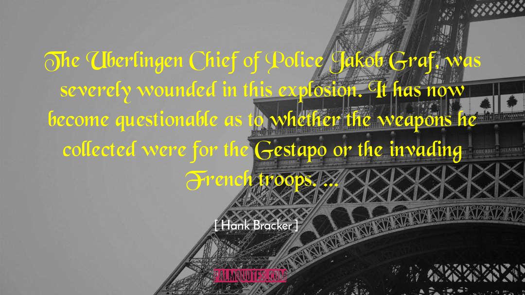 Wwii History quotes by Hank Bracker
