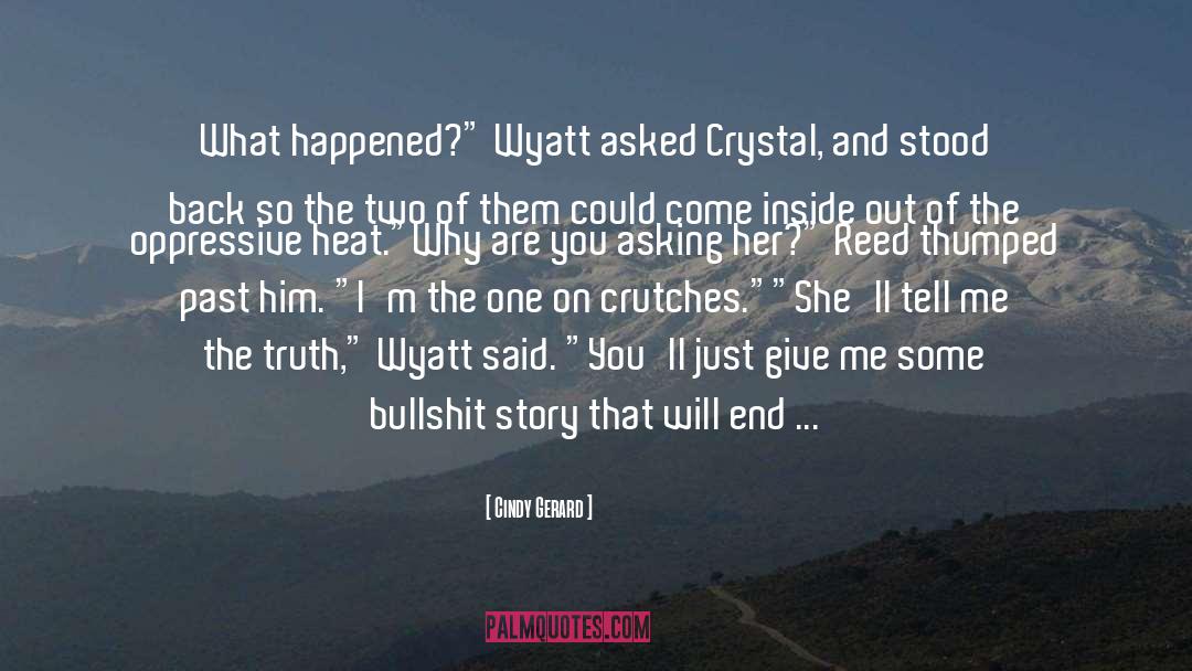 Wyatt quotes by Cindy Gerard