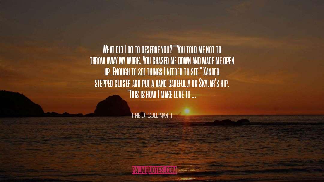 Xander Carrow quotes by Heidi Cullinan