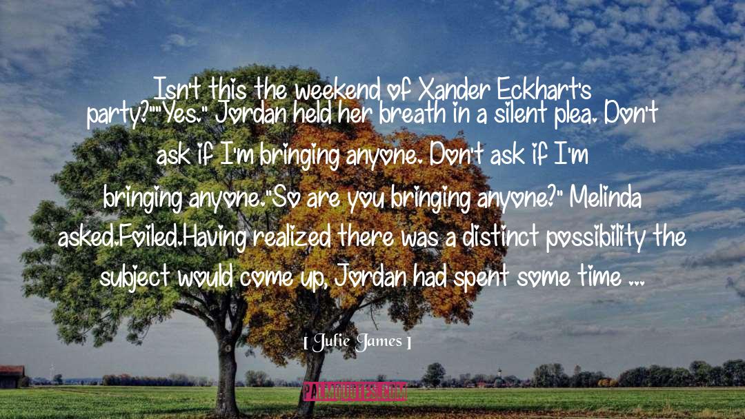 Xander quotes by Julie James