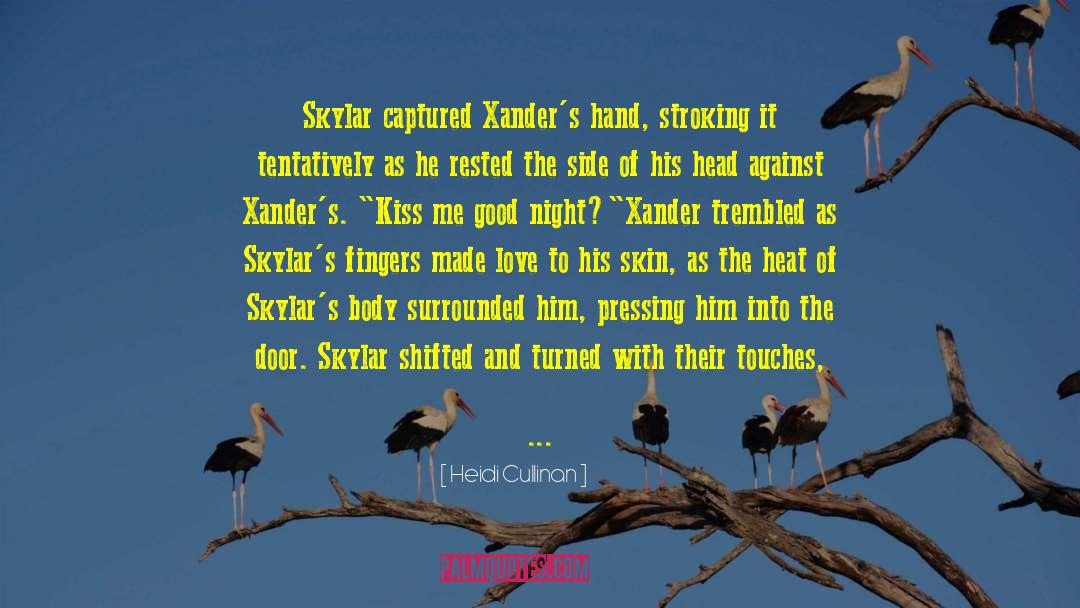 Xander quotes by Heidi Cullinan