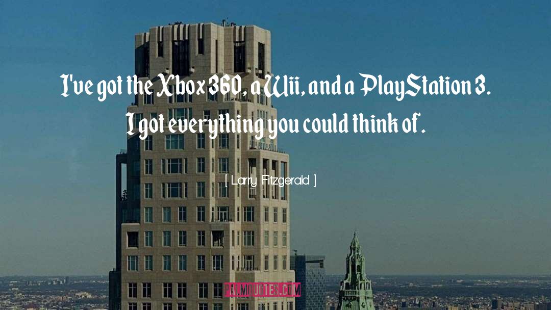 Xbox One Advert quotes by Larry Fitzgerald