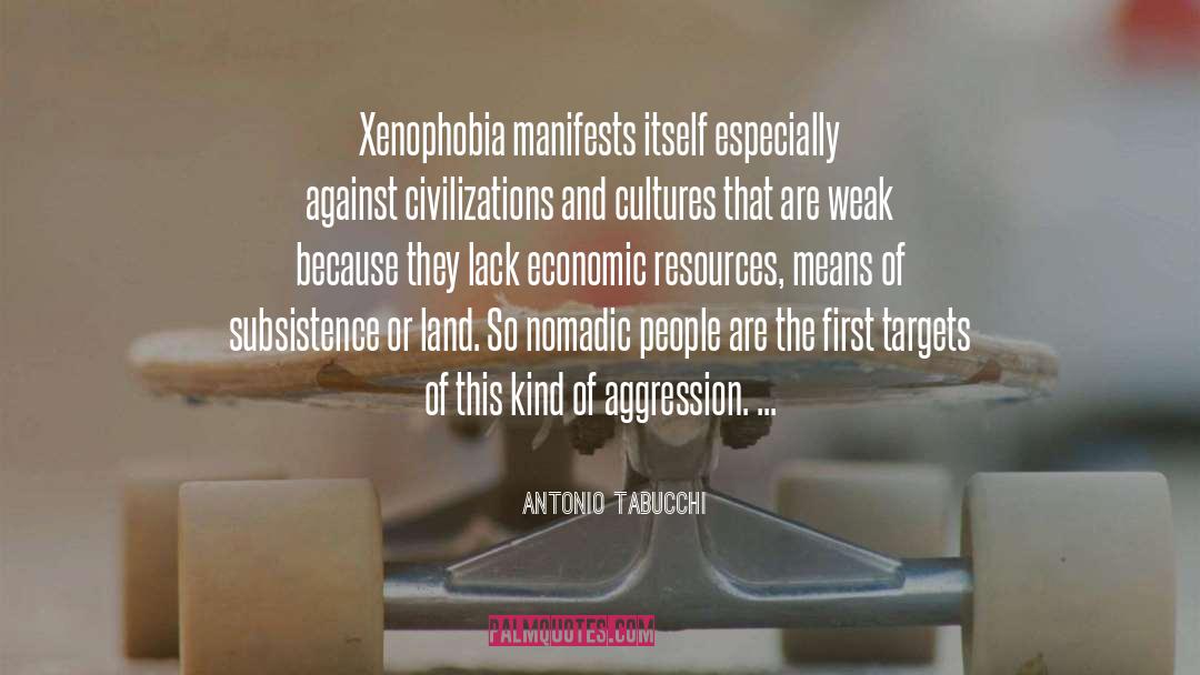 Xenophobia quotes by Antonio Tabucchi