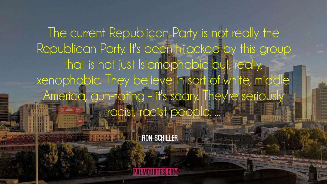 Xenophobic quotes by Ron Schiller
