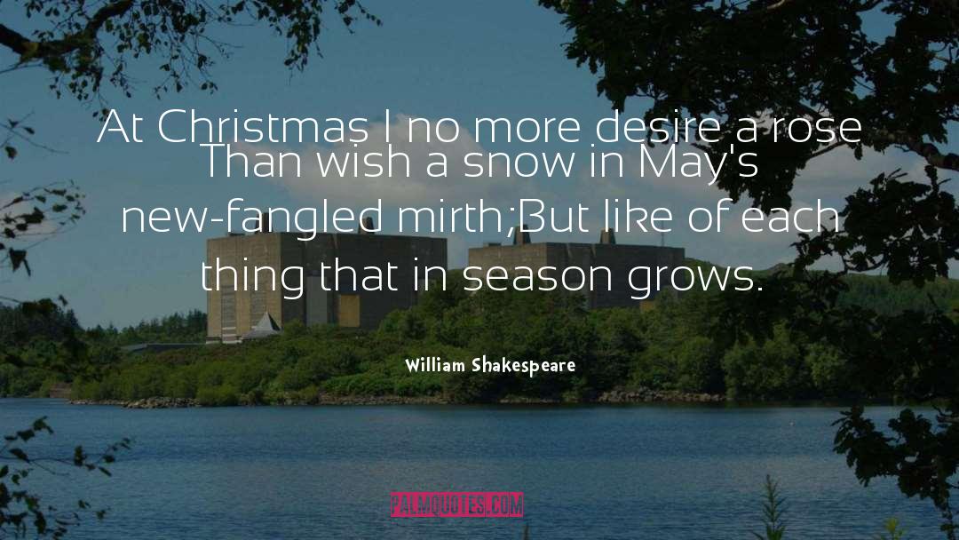 Xmas quotes by William Shakespeare