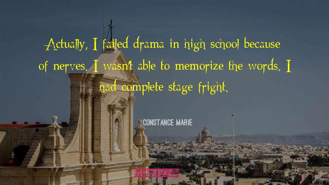 Ya Drama quotes by Constance Marie