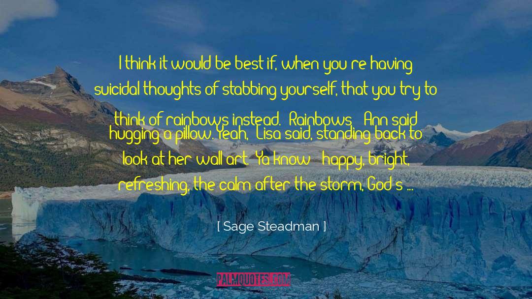 Ya Fic quotes by Sage Steadman