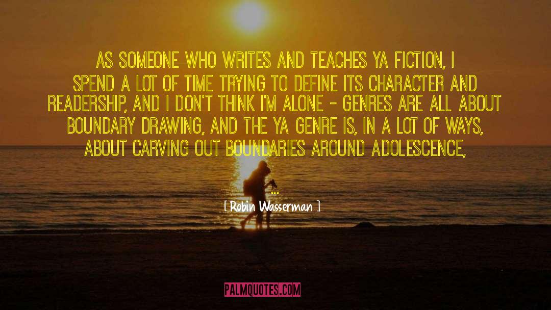 Ya Fiction quotes by Robin Wasserman