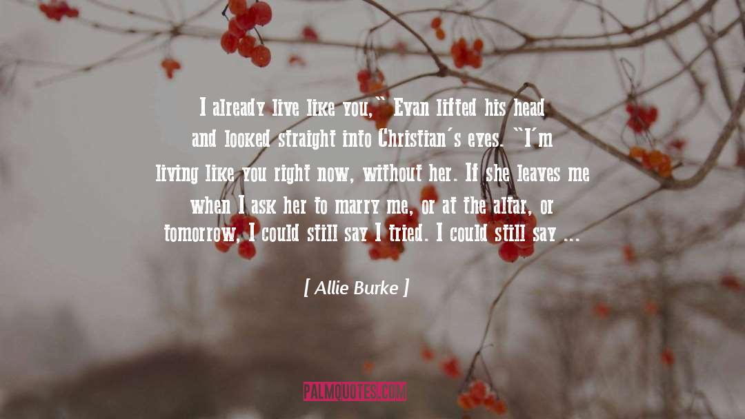 Ya Paranormal quotes by Allie Burke