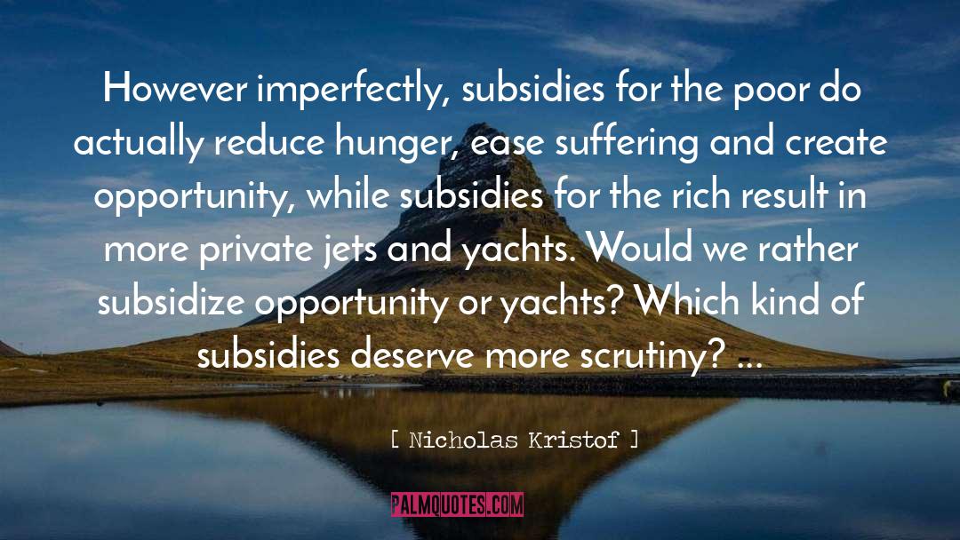 Yachts quotes by Nicholas Kristof