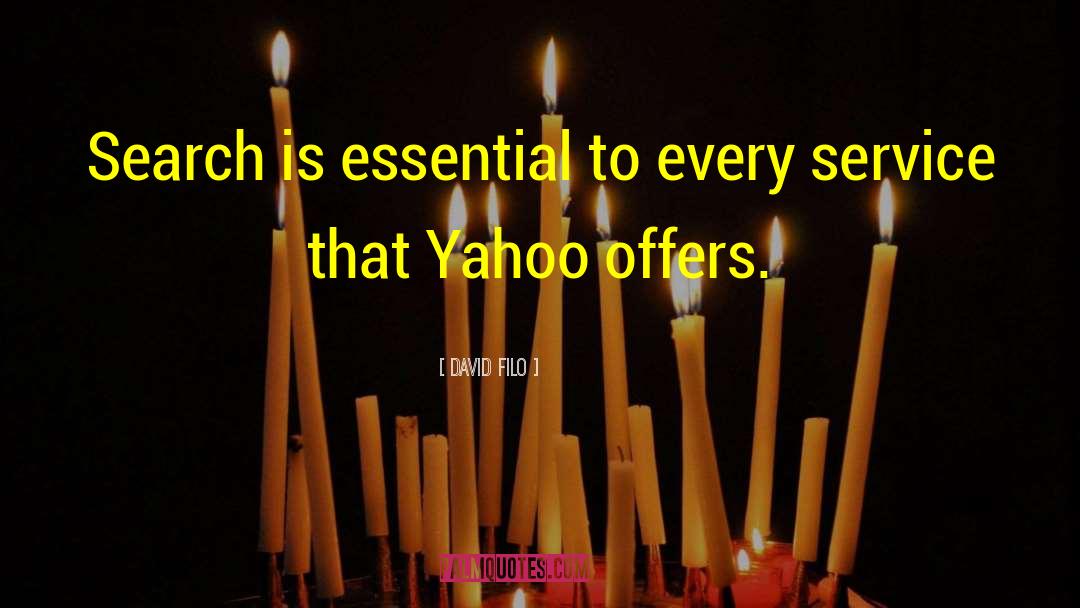 Yahoo quotes by David Filo