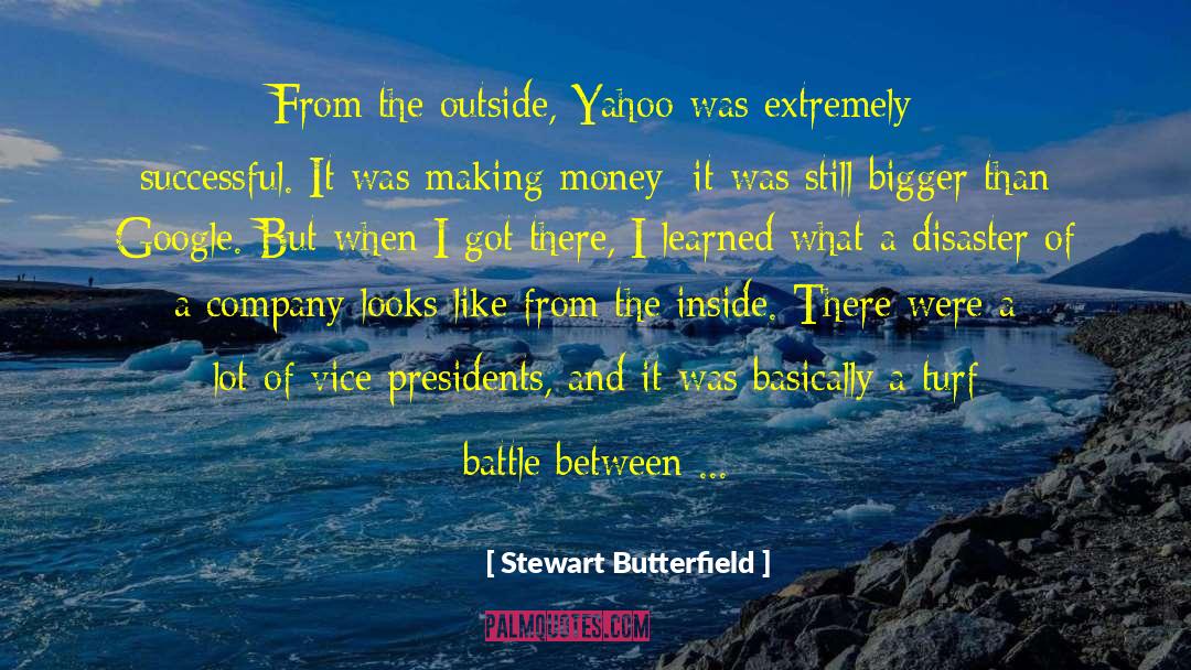 Yahoo quotes by Stewart Butterfield