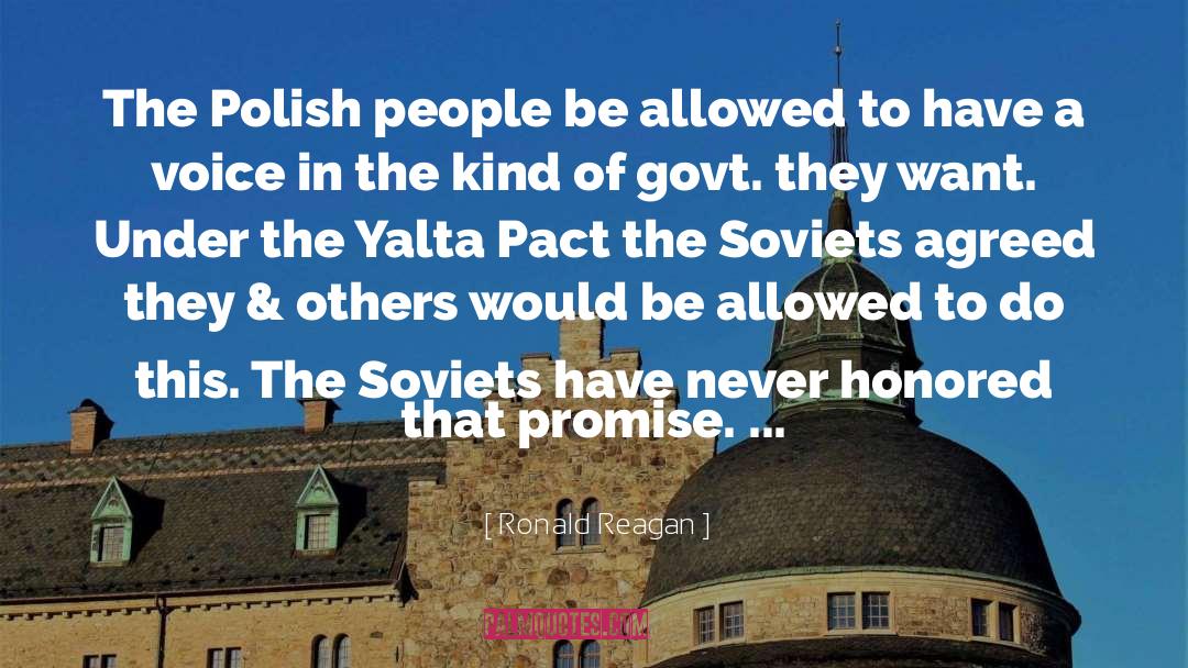 Yalta quotes by Ronald Reagan