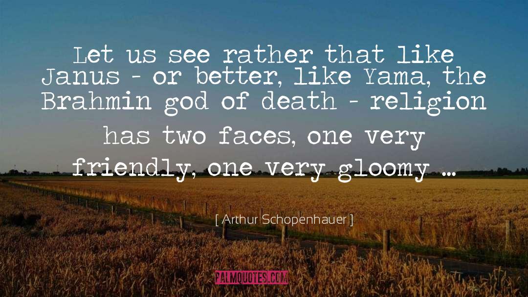 Yama quotes by Arthur Schopenhauer