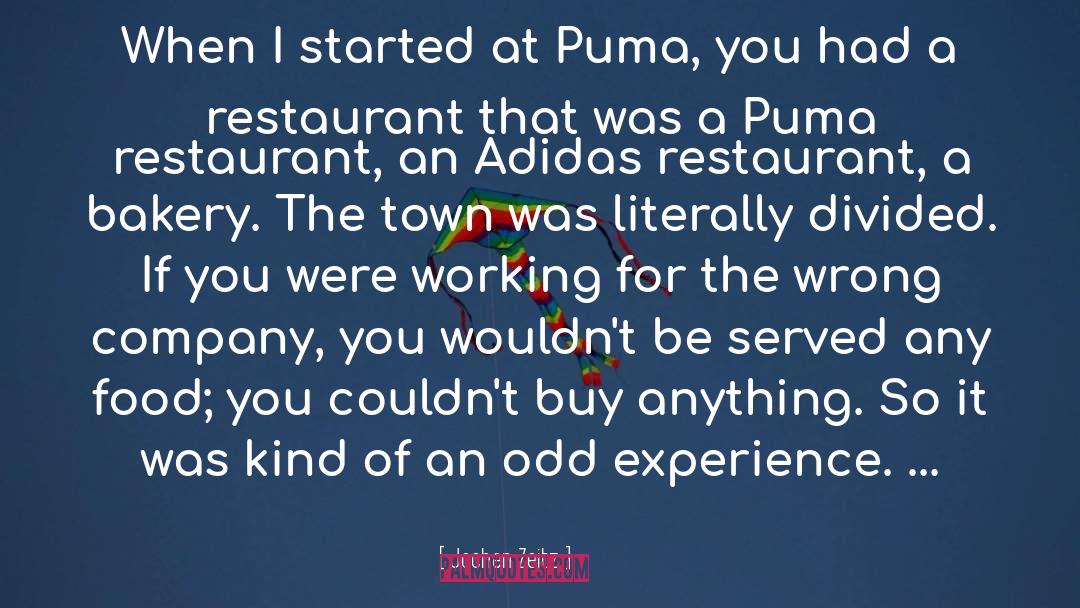 Yammine Restaurant quotes by Jochen Zeitz