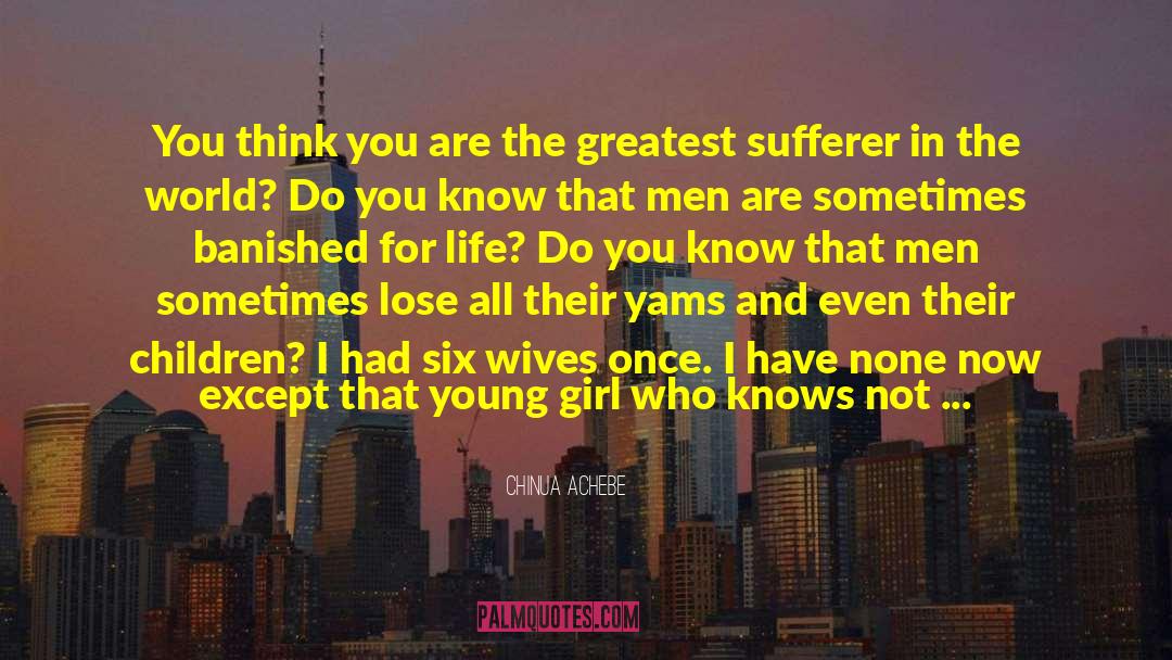 Yams quotes by Chinua Achebe