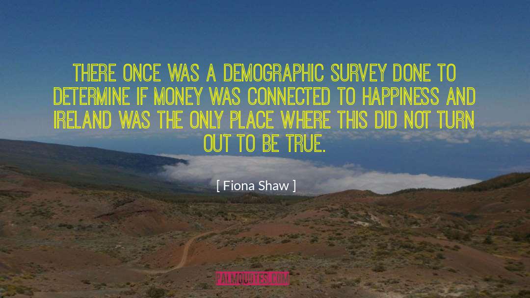 Yankelovich Survey quotes by Fiona Shaw