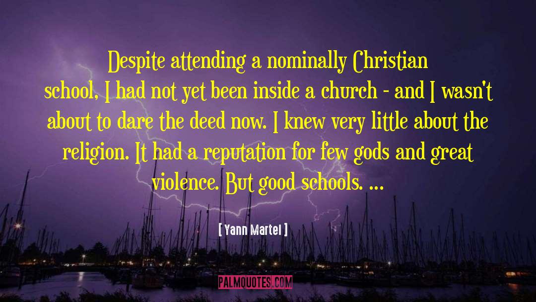 Yann quotes by Yann Martel