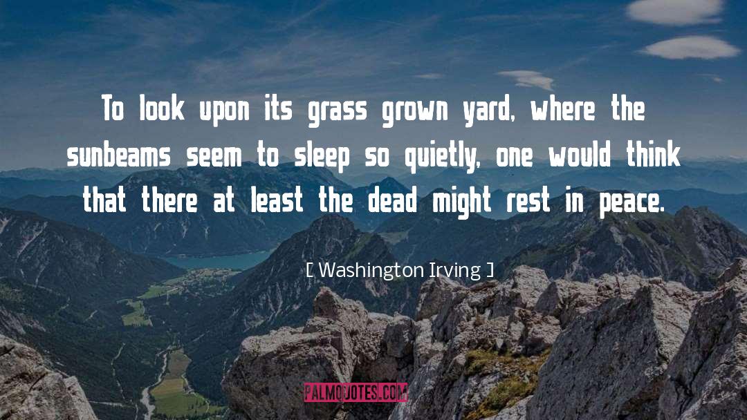 Yard quotes by Washington Irving