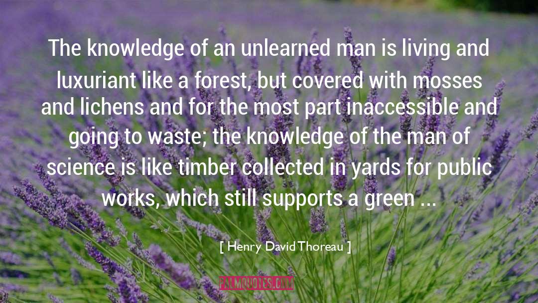 Yards quotes by Henry David Thoreau