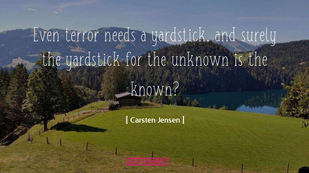 Yardstick quotes by Carsten Jensen