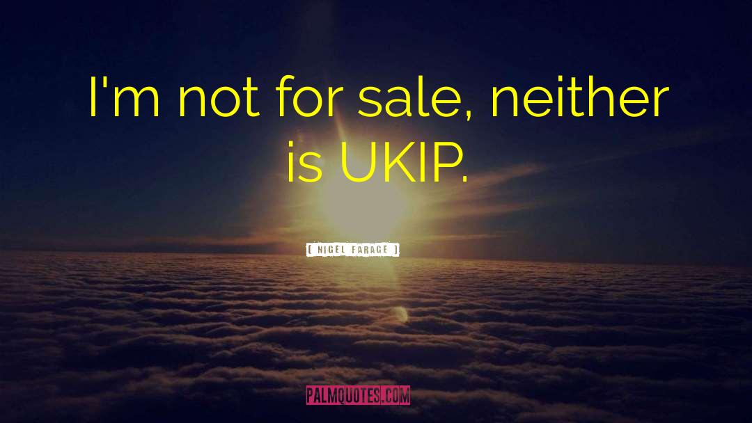 Yarmulkes For Sale quotes by Nigel Farage