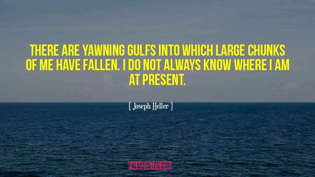 Yawning quotes by Joseph Heller