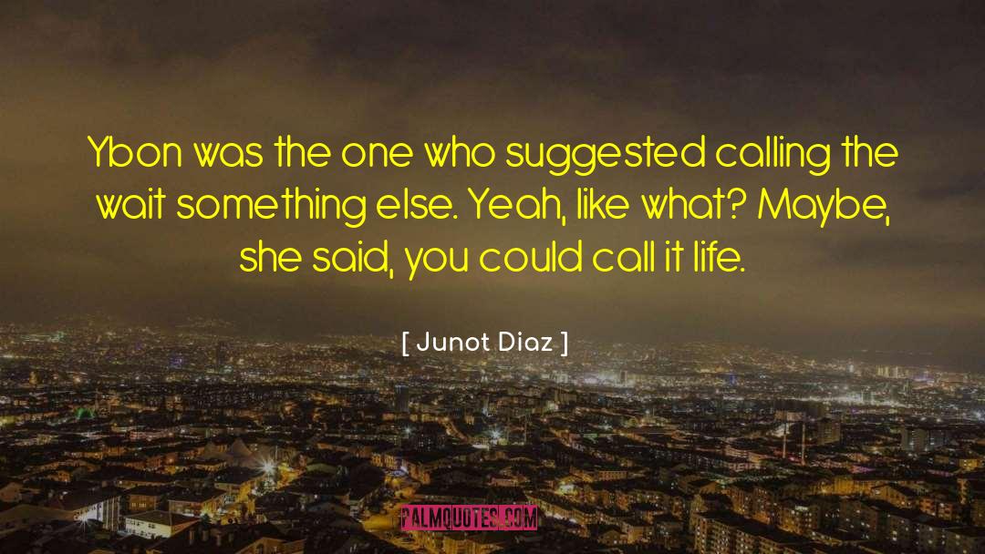 Ybon quotes by Junot Diaz