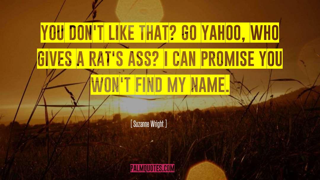 Ydle Yahoo quotes by Suzanne Wright