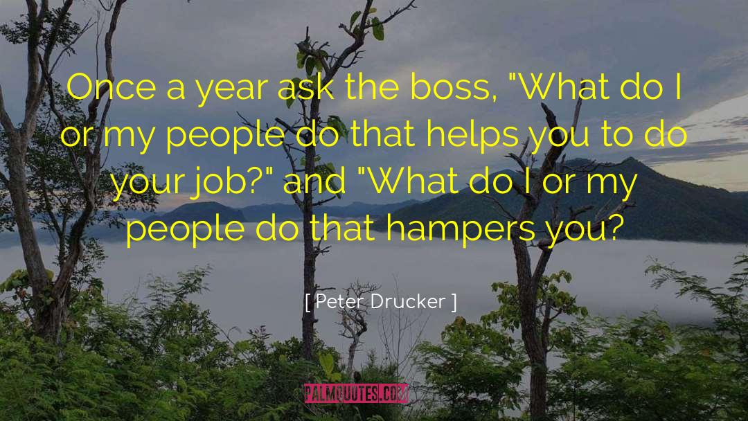 Year One quotes by Peter Drucker