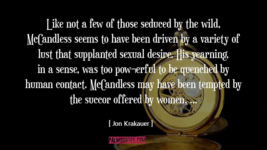 Yearning quotes by Jon Krakauer