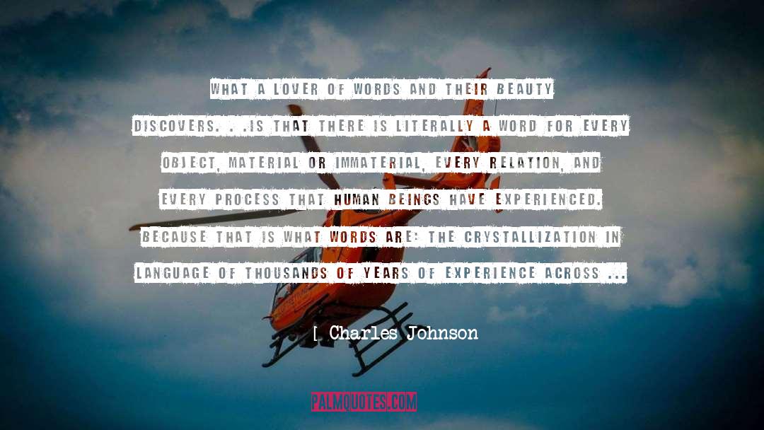 Years Of Experience quotes by Charles Johnson