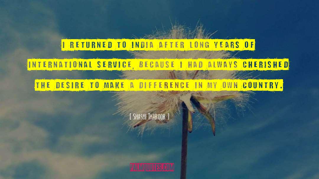 Years Of Service Congratulations quotes by Shashi Tharoor