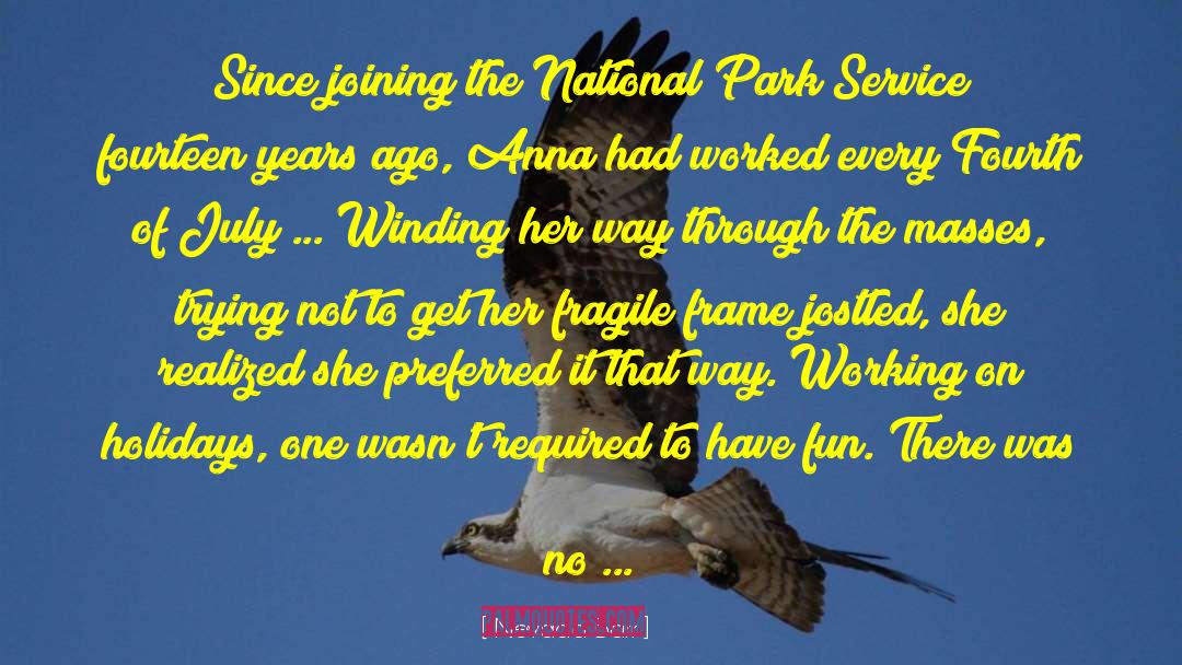 Years Of Service Congratulations quotes by Nevada Barr