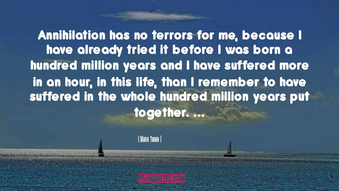 Years Together quotes by Mark Twain