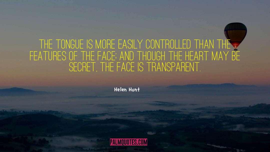 Yellow Face quotes by Helen Hunt
