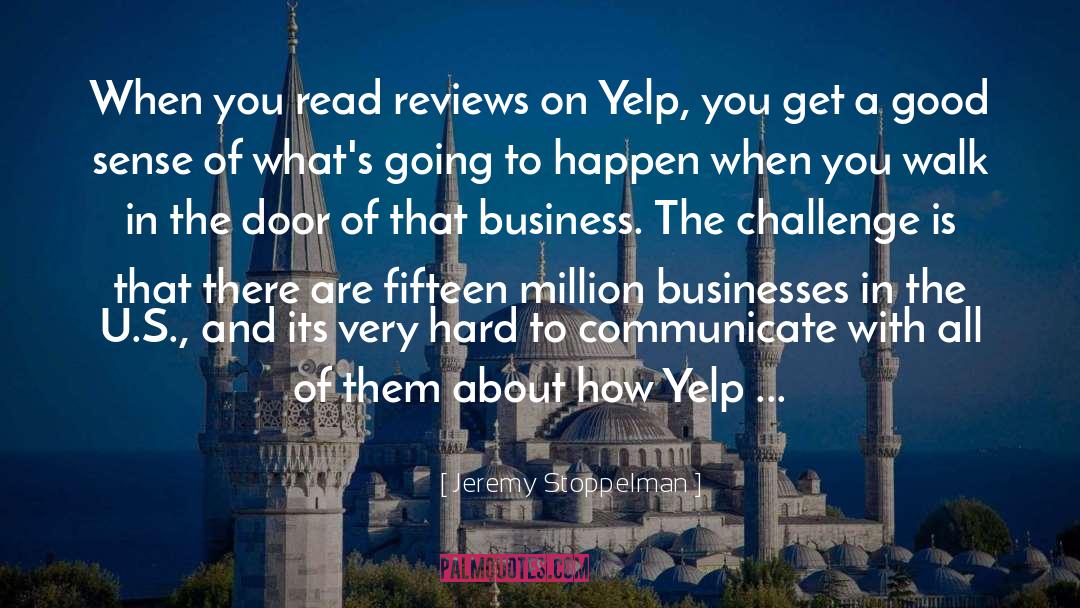 Yelp quotes by Jeremy Stoppelman