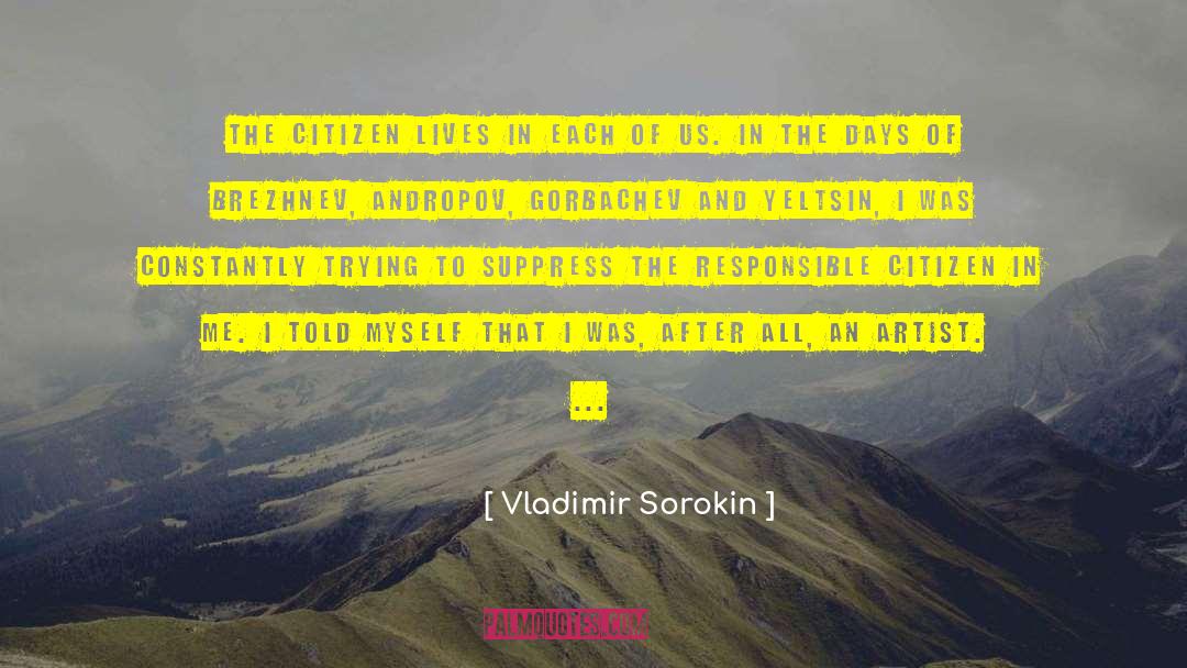 Yeltsin quotes by Vladimir Sorokin