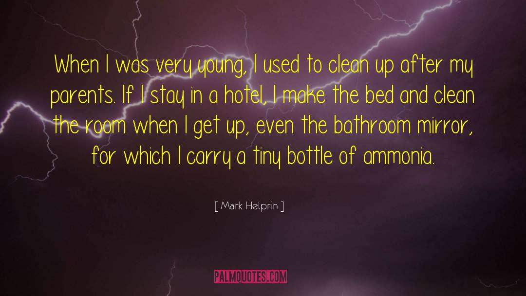 Yerger Bathroom quotes by Mark Helprin
