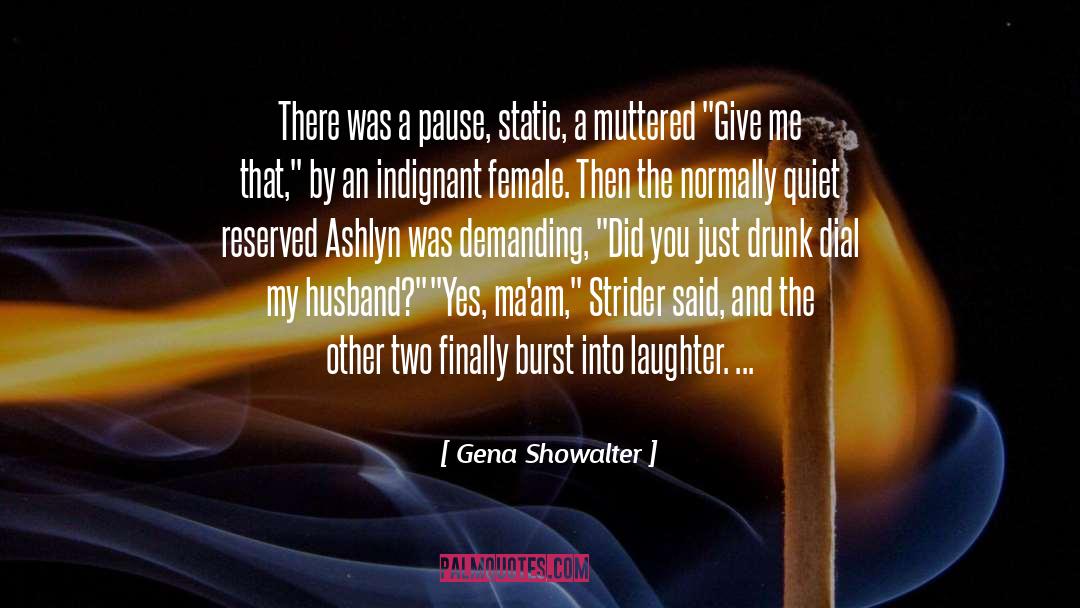 Yes Maam quotes by Gena Showalter