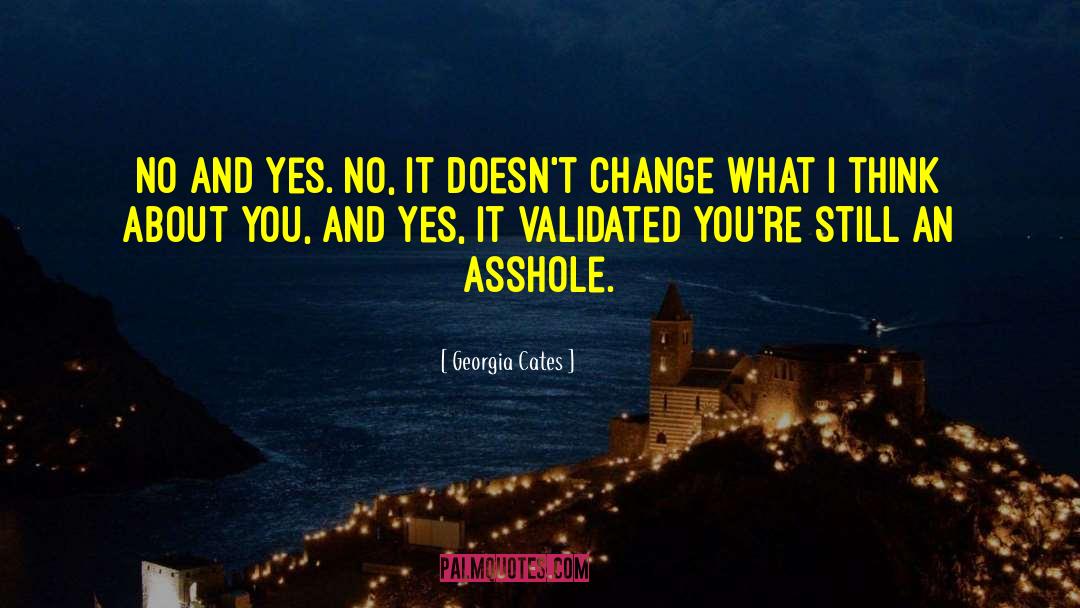 Yes No quotes by Georgia Cates