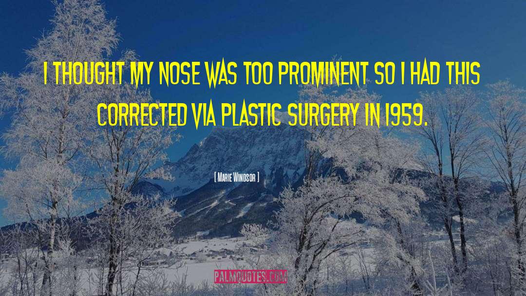 Yesung Plastic Surgery quotes by Marie Windsor