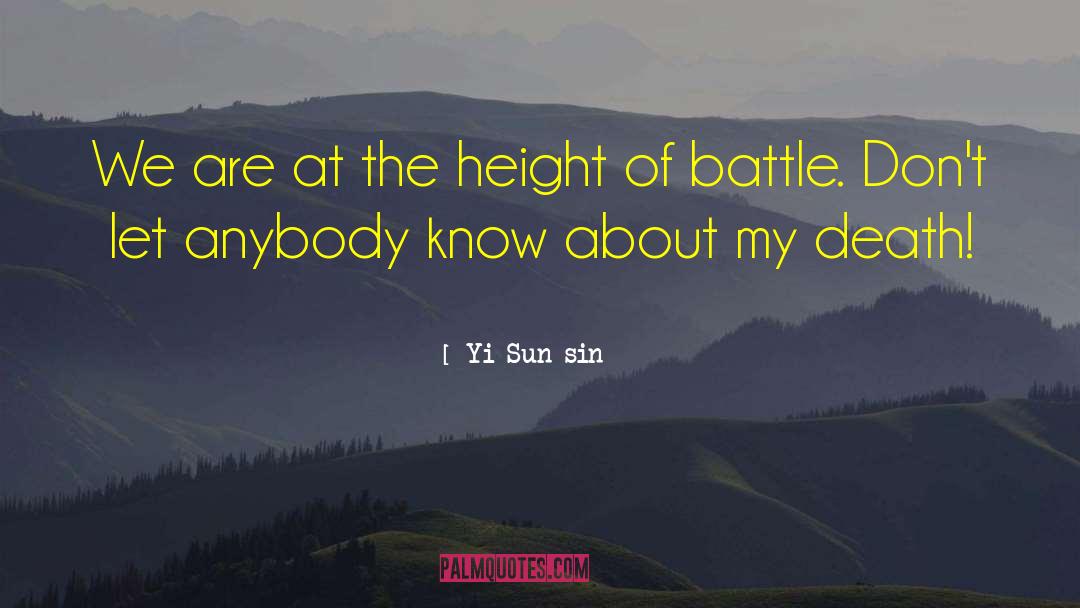 Yi Sun Shin quotes by Yi Sun-sin