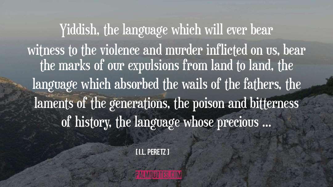 Yiddish quotes by I.L. Peretz