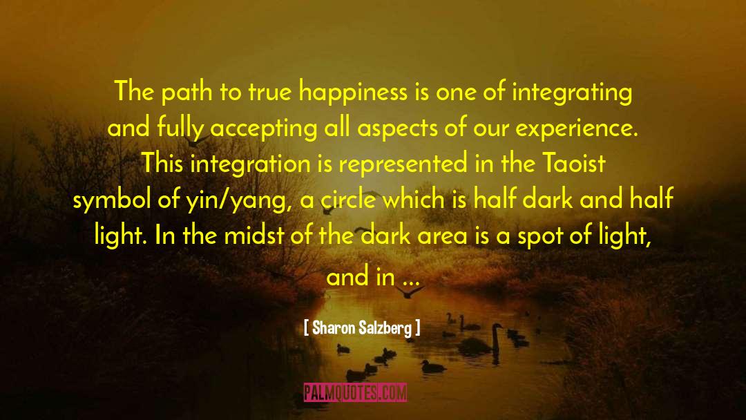 Yin Yang quotes by Sharon Salzberg