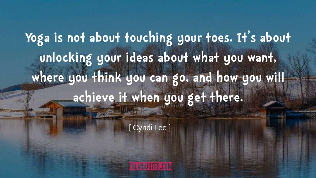 Yoga Centering quotes by Cyndi Lee