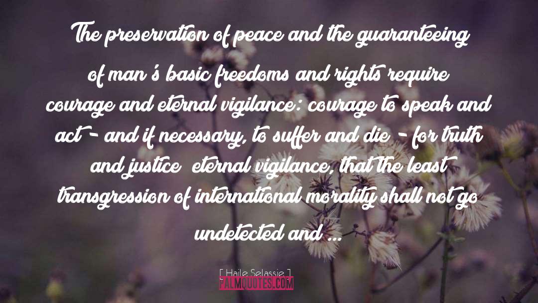 Yoga For International Peace quotes by Haile Selassie