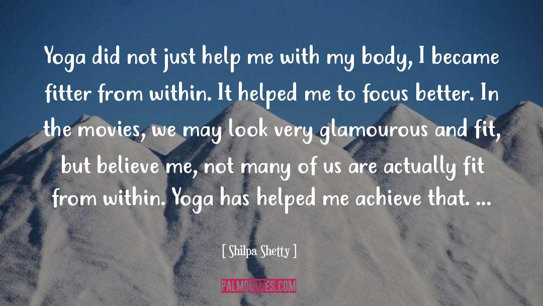 Yoga Fusion quotes by Shilpa Shetty