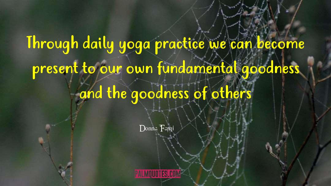 Yoga Is Not About Touching Your Toes Quote quotes by Donna Farhi